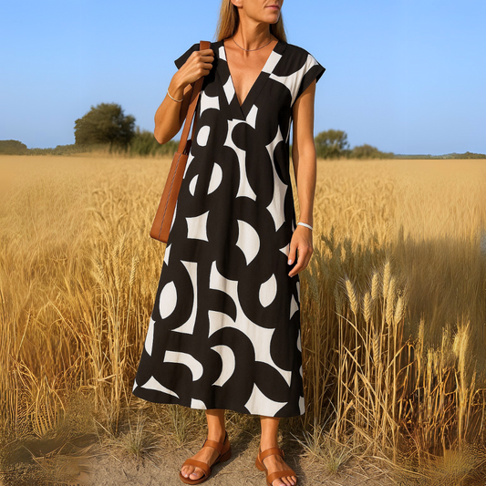 Brinetha Breezy V-Neck Dress