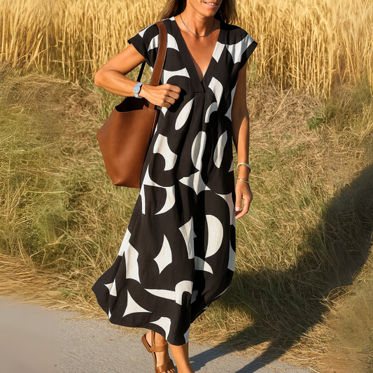 Brinetha Breezy V-Neck Dress